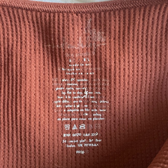 Rust Orange Free People Come Around Cami Sz M/L - Picture 7 of 8
